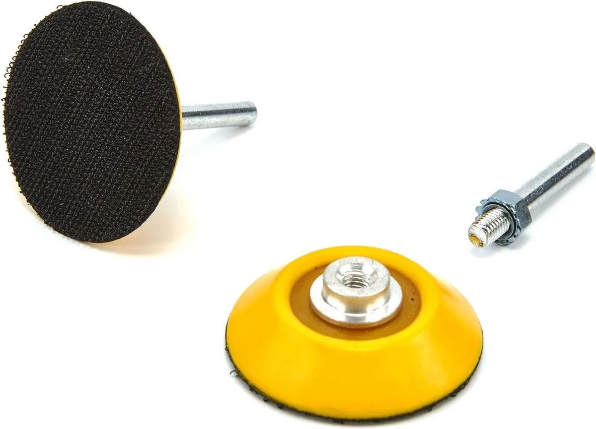 HBM 75mm Steunschijf 6mm Velcro