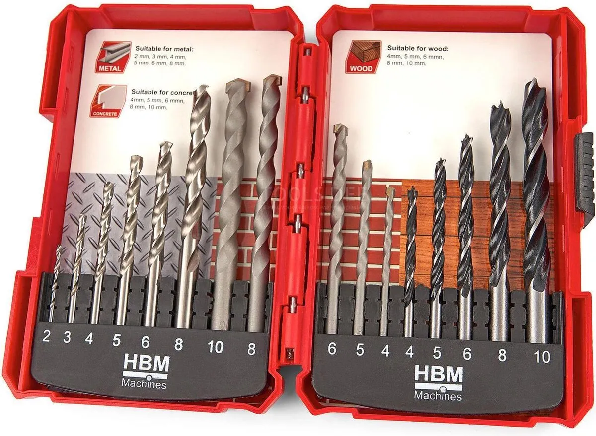 HBM 16-delige Borenset
