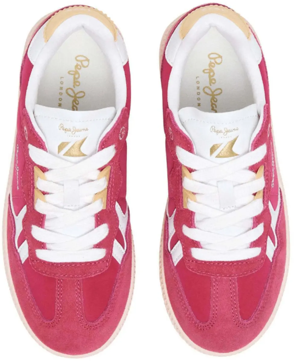 Pepe Jeans Meisjes Sneaker Ball Glam G Disco Pink