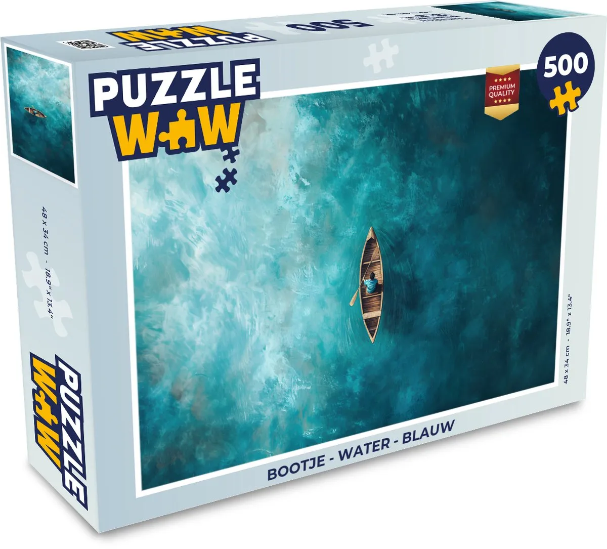 PuzzleWow Bootje Puzzel 500 Stuks