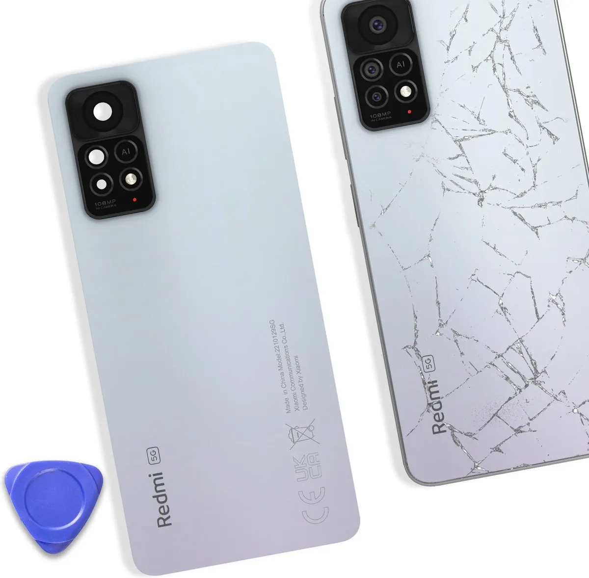 Xiaomi Redmi Note 11 Pro 5G Batterijdeksel - Wit