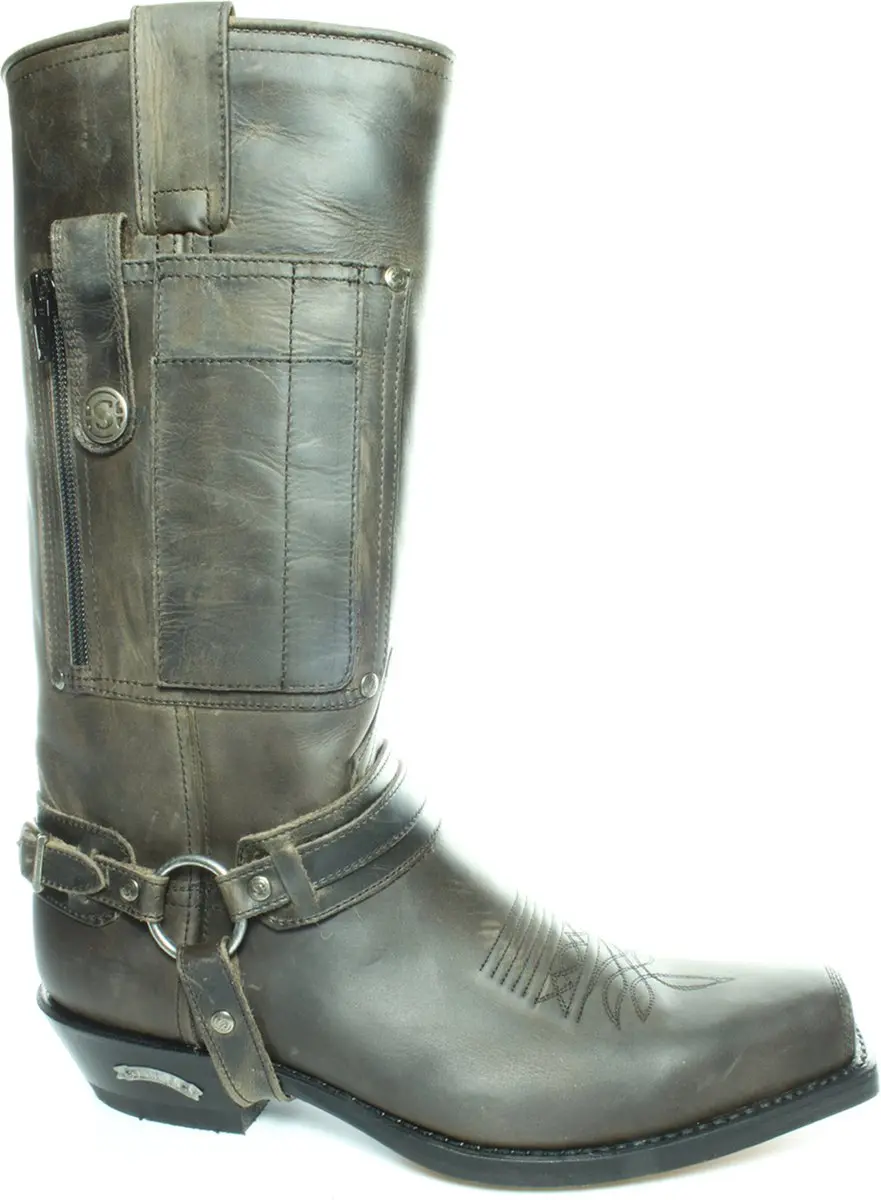 Sendra Boots 3604 Mad dog Seta Graffiet Biker Western Cowboy Laarzen Vierkante N
