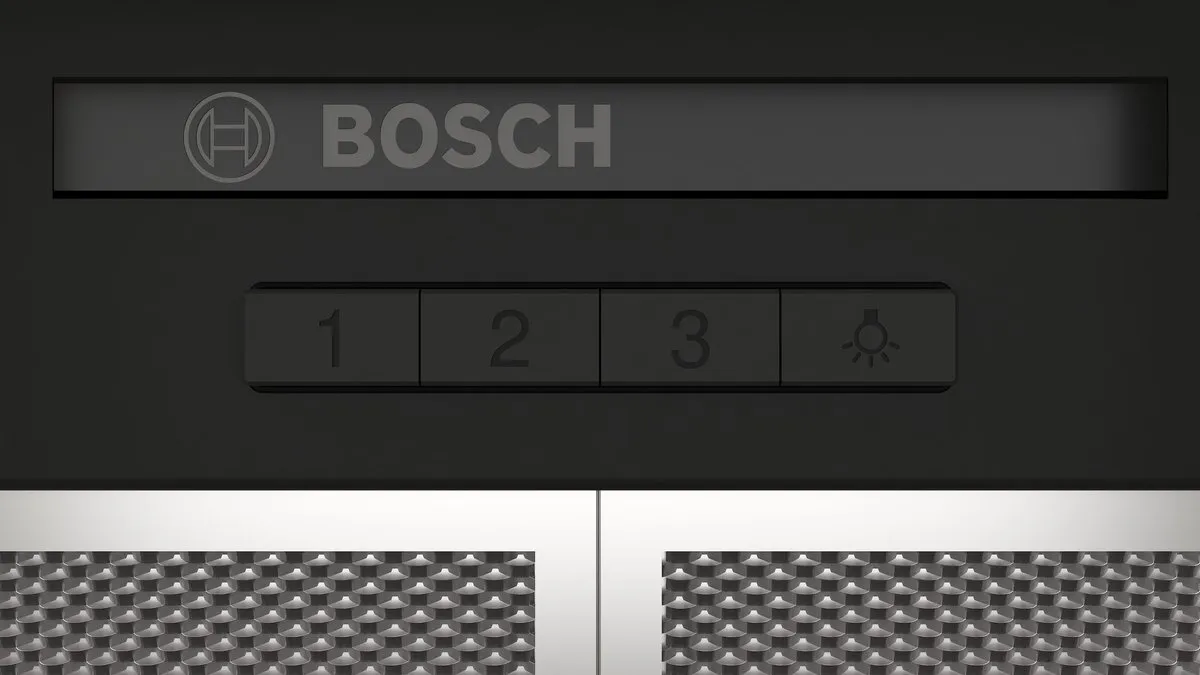 Bosch DBB63BC60 Afzuigkap 60cm - 384 m³/u - Zwart - afbeelding 6 van 6