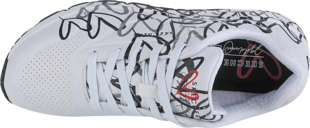 Skechers Uno Spread The Love Sneakers Wit - afbeelding 3 van 4