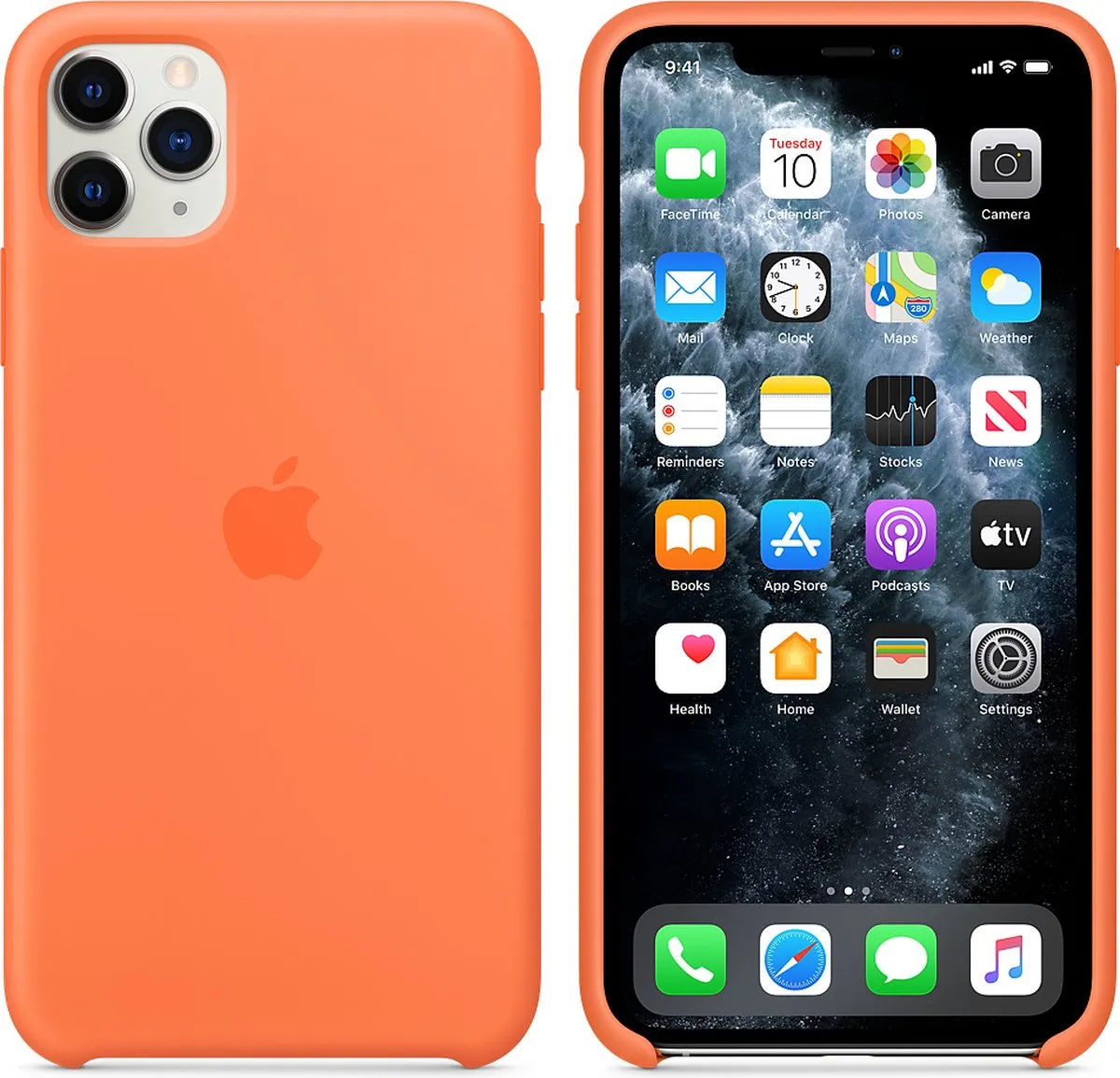 Apple Siliconen Hoesje iPhone 11 Pro Max MY112ZM/A - Oranje