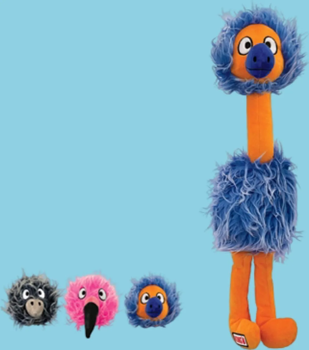 KONG Comfort Jumbo Birds Vogel - Assorti