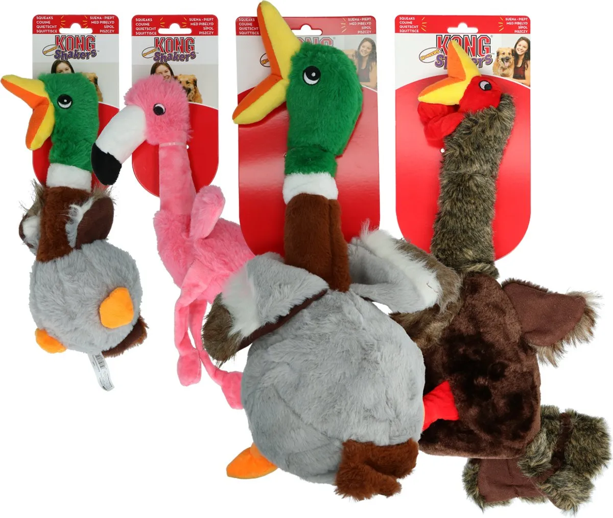 KONG Shakers Honkers Eend - Groen - afbeelding 6 van 6