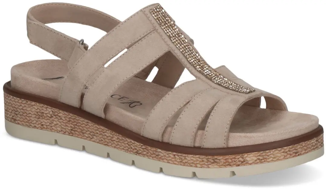 Caprice Dames Sandaal 9-28752-46 318 G-breedte Maat: 39 EU