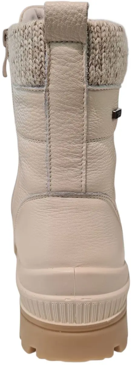 G Comfort Offwhite Leren Dames veterboots - Offwhite - 39 - afbeelding 3 van 4