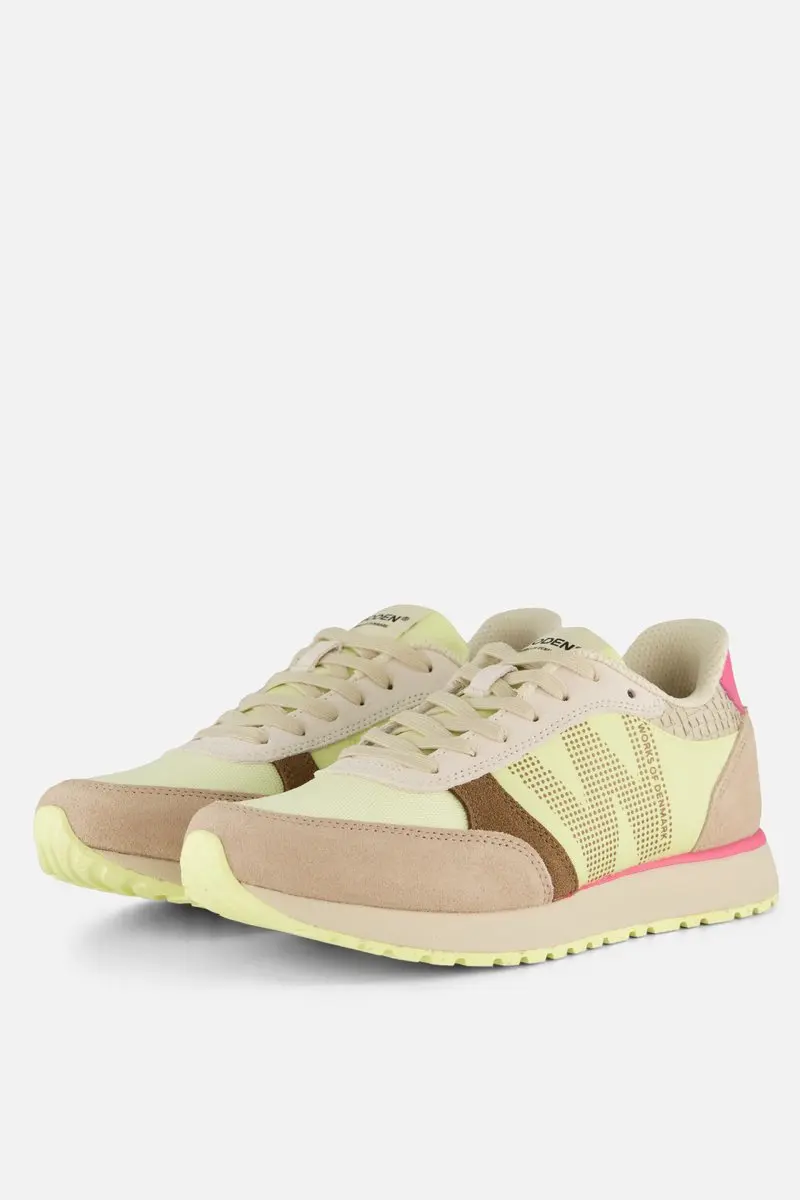 Woden Ronja Sneakers Tricolor Leer