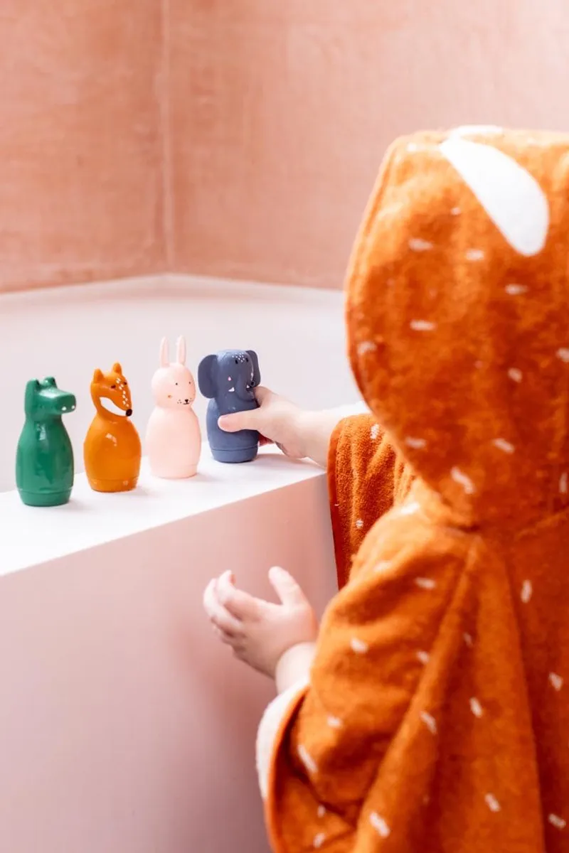 Trixie Mrs. Elephant & Mr. Crocodile Badspeelgoed - Siliconen - 540085