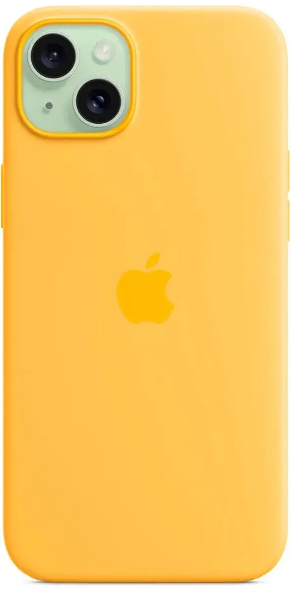 Apple Silicone Backcover MagSafe MWNF3ZM/A - Geel - afbeelding 6 van 6