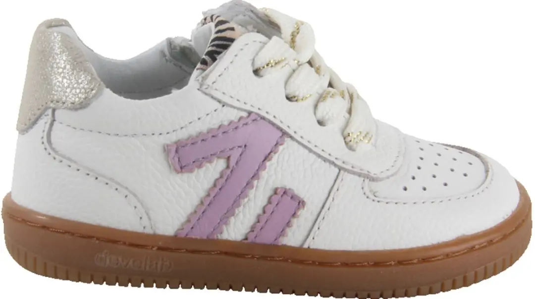 Develab 44430-192 meisjes veterschoenen maat 26 wit