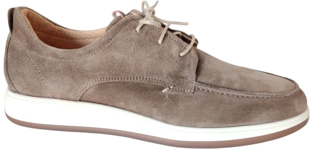 Berkelmans Lydden Veterschoenen Taupe Suede Heren