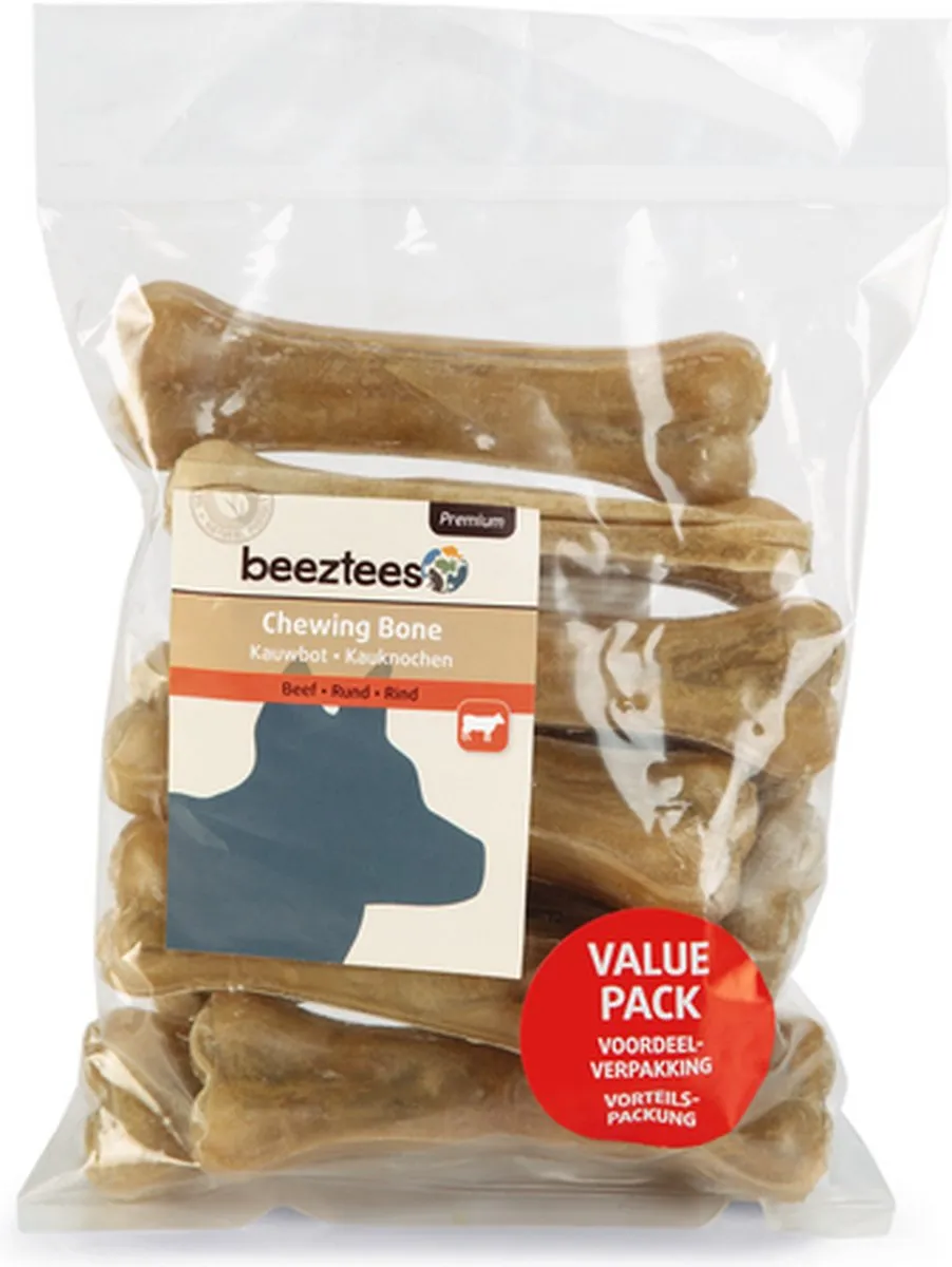 Beeztees Kauwbot Hondensnack - 10 Stuks