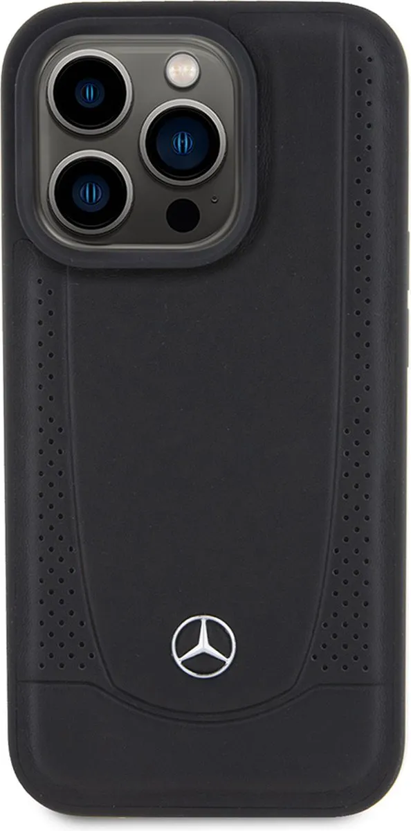 Mercedes-Benz iPhone 15 Pro Max Hoesje - Effen Zwart