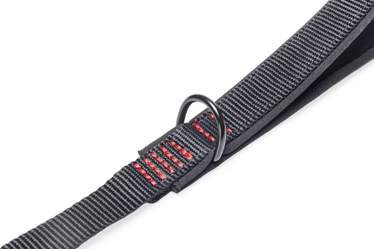 Beeztees Parinca Premium Elastische Looplijn - 120cm x 20mm Zwart - afbeelding 5 van 6