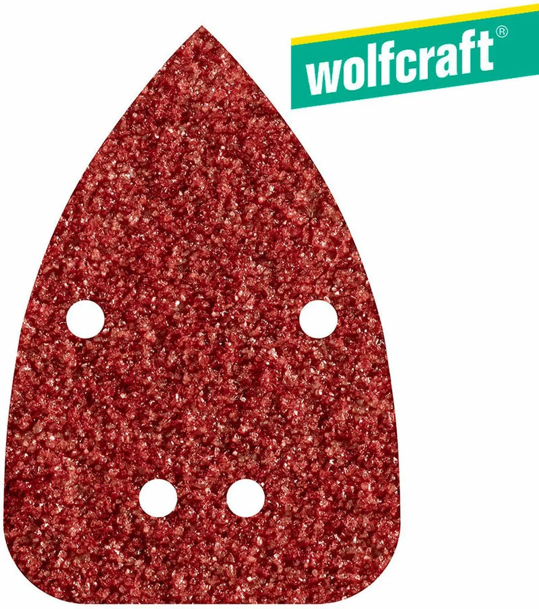Wolfcraft Zelfhechtend Schuurblad 1757000 - 10 Stuks