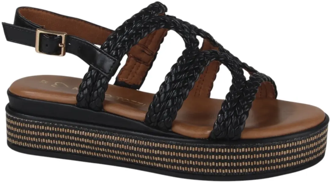 Marco Tozzi 2-28700-44-001 dames sandalen sportief maat 38 zwart