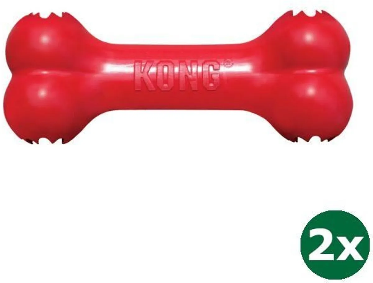 KONG Goodie Bone - 2 Stuks Rood