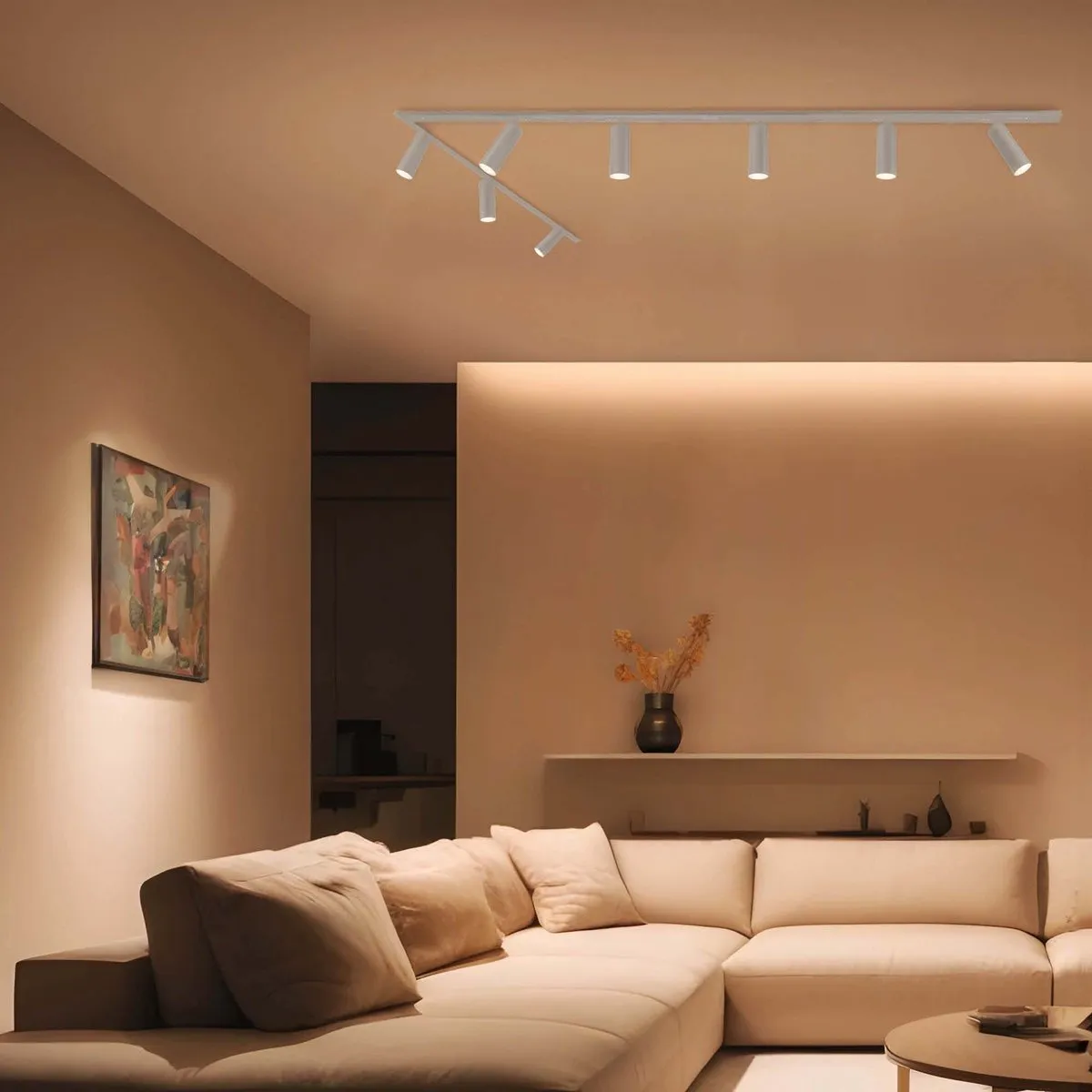 Ledvion LED Railverlichting 3M 8 Spots - Dimbaar GU10 Wit