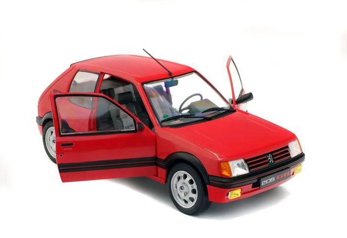 Peugeot 205 GTI MK1 Solido 1:18 - Rood - afbeelding 4 van 6