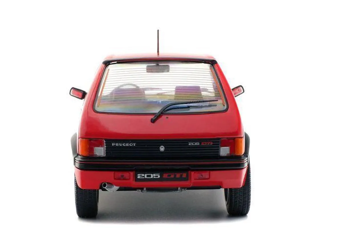 Peugeot 205 GTI MK1 Solido 1:18 - Rood - afbeelding 6 van 6