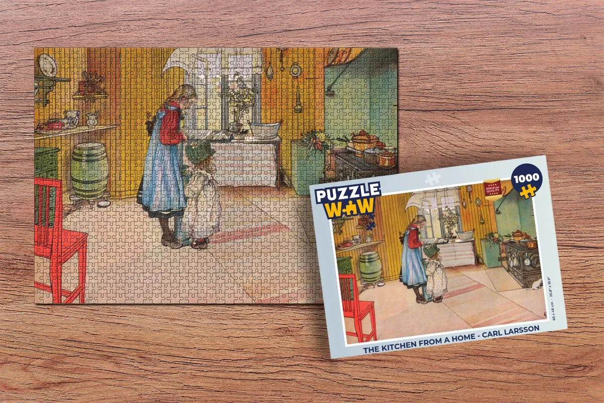 PuzzleWow Legpuzzel Carl Larsson 1000 Stuks - Multicolor