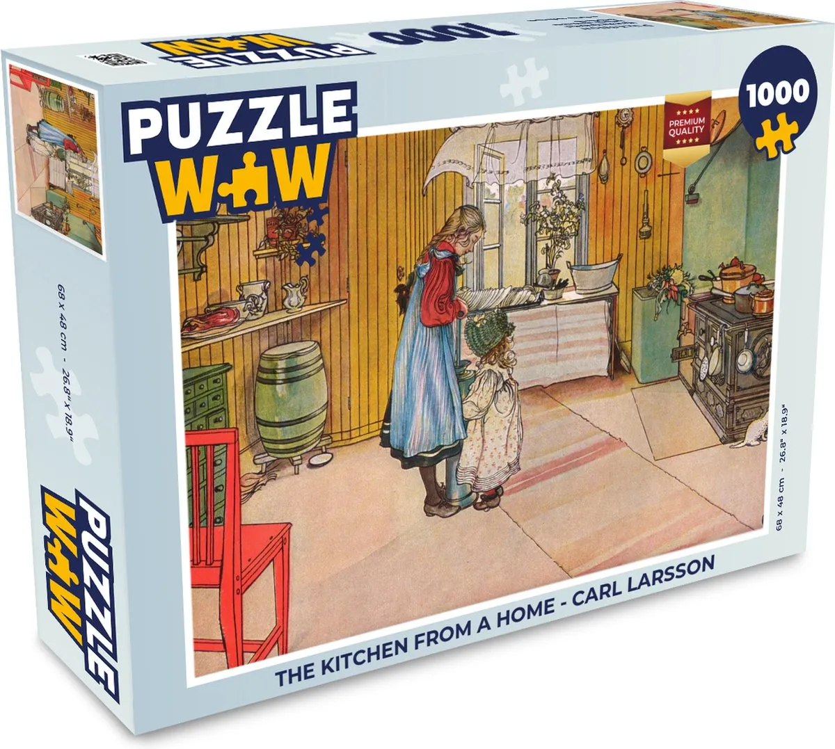 PuzzleWow Legpuzzel Carl Larsson 1000 Stuks