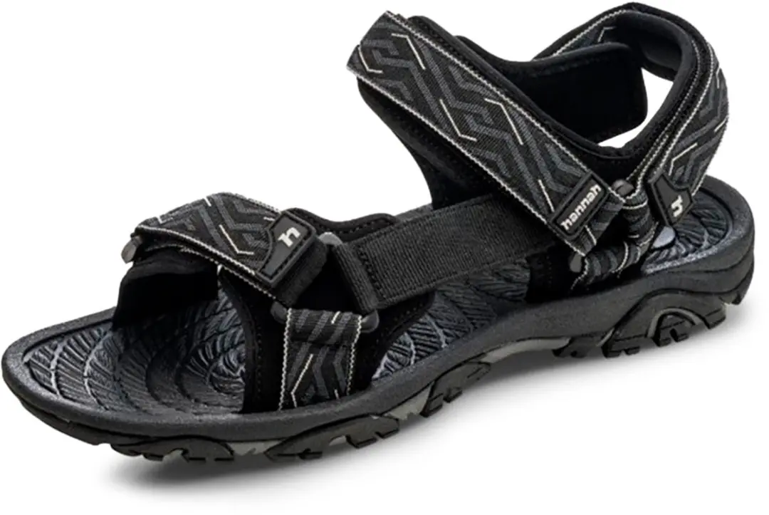 Hannah Belt Sandalen Zwart,Grijs EU 37 Man