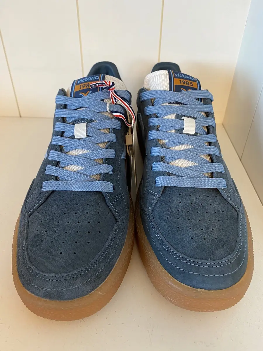 Victoria Smash Suede Herensneaker - Blauw - 42 - afbeelding 3 van 6