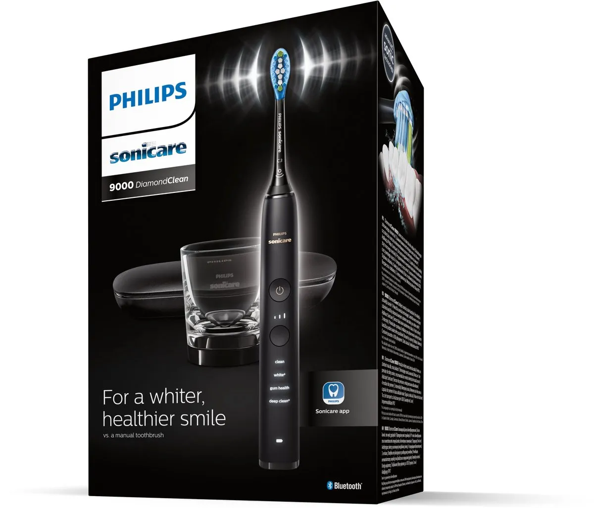 Philips Sonicare DiamondClean 9000 HX9911/09 Elektrische Tandenborstel - Zwart