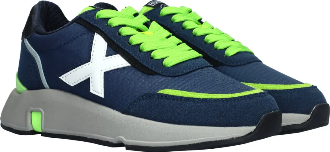 Munich Versus Lage sneakers - Jongens - Blauw - Maat 37 - afbeelding 4 van 6