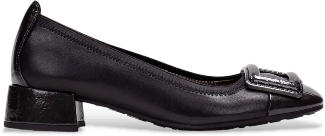 Hispanitas Zwarte leren schoenen