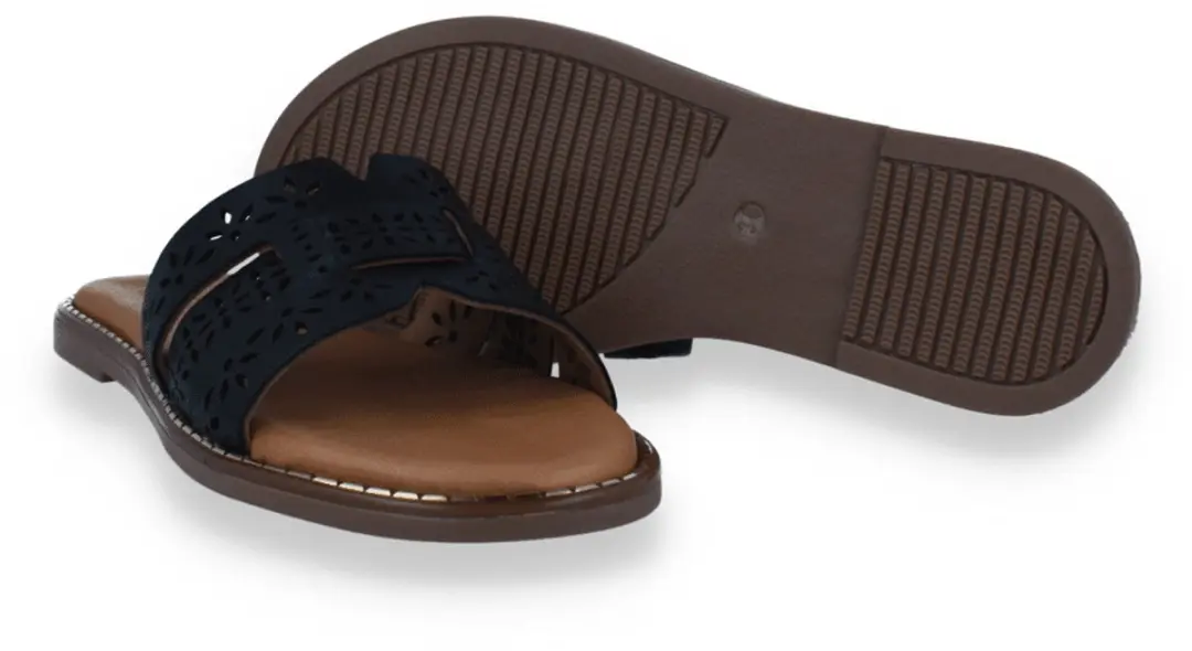Tango Dames Slipper Audrey 37-c Black Perforation