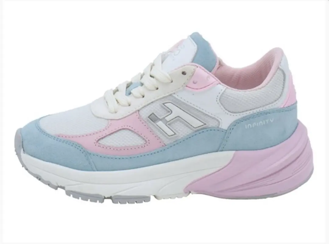HIP Shoe Style H1667 Sneaker - 38 - Roze/Blauw - afbeelding 2 van 3