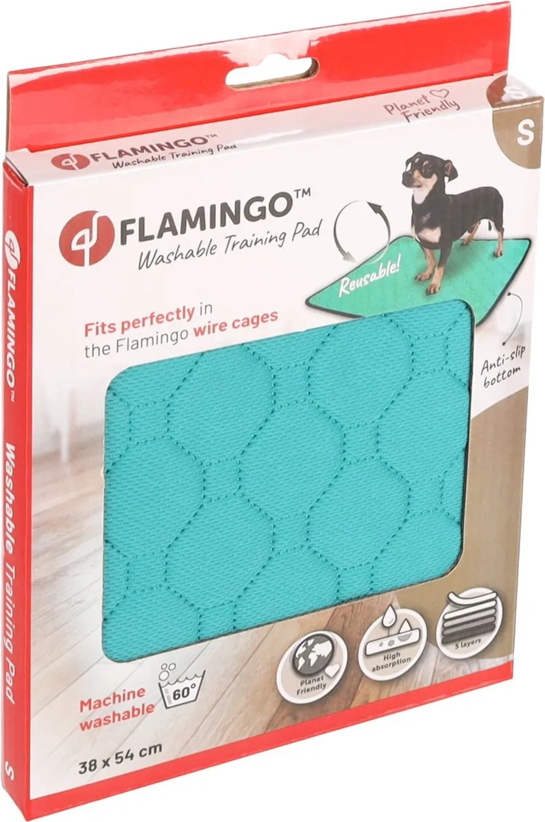 Flamingo Patsy Trainingsmat Honden Groen S 54x38cm