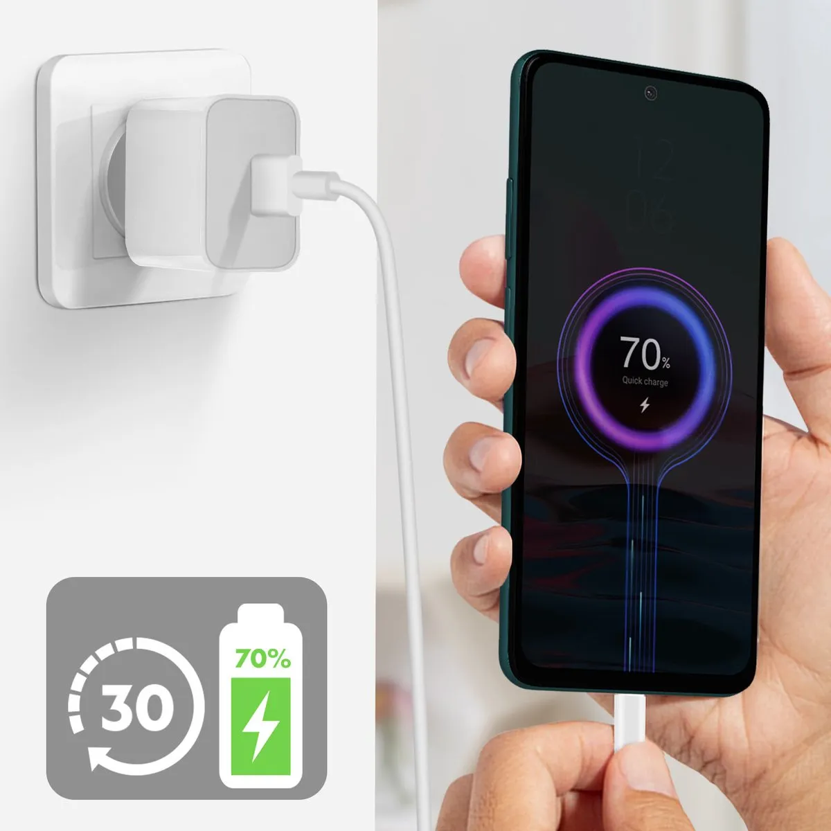 Xiaomi MDY-10-EF USB-C Netlader 18W - Wit