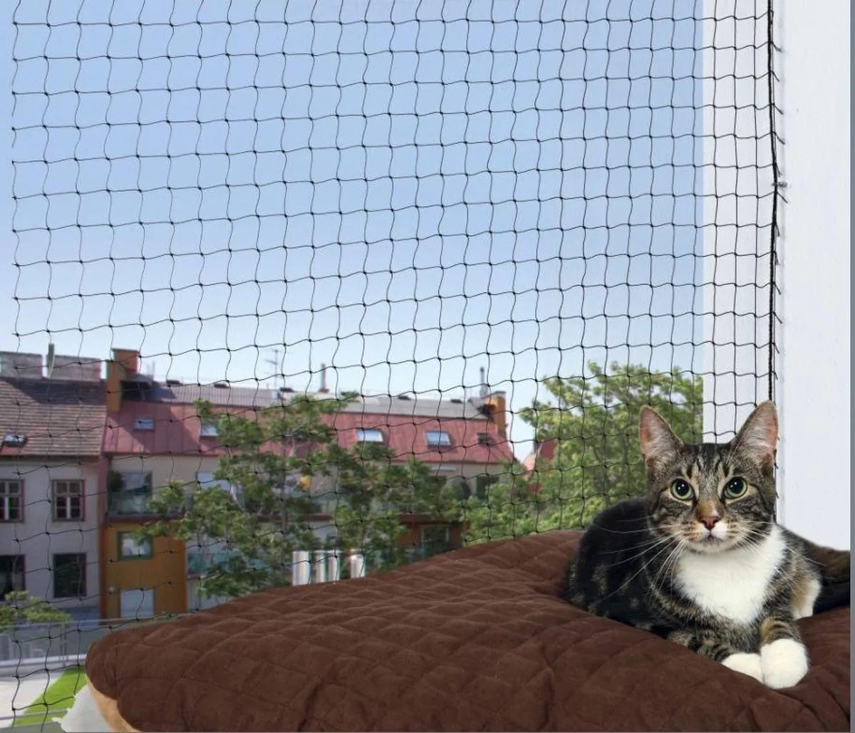 Trixie Veiligheidsnet Kattennet 8x3m - Zwart