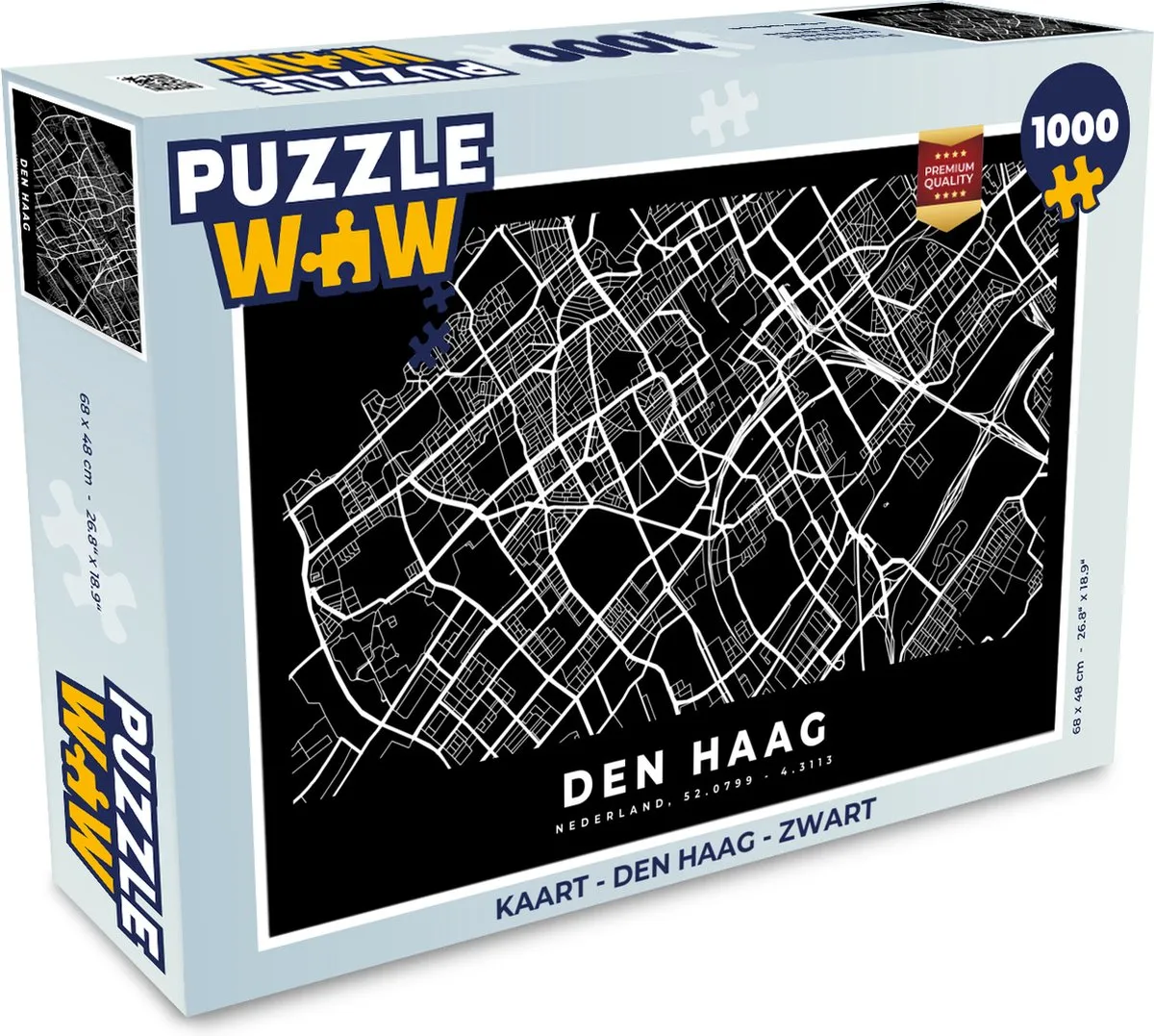 PuzzleWow Den Haag Legpuzzel 1000 Stuks
