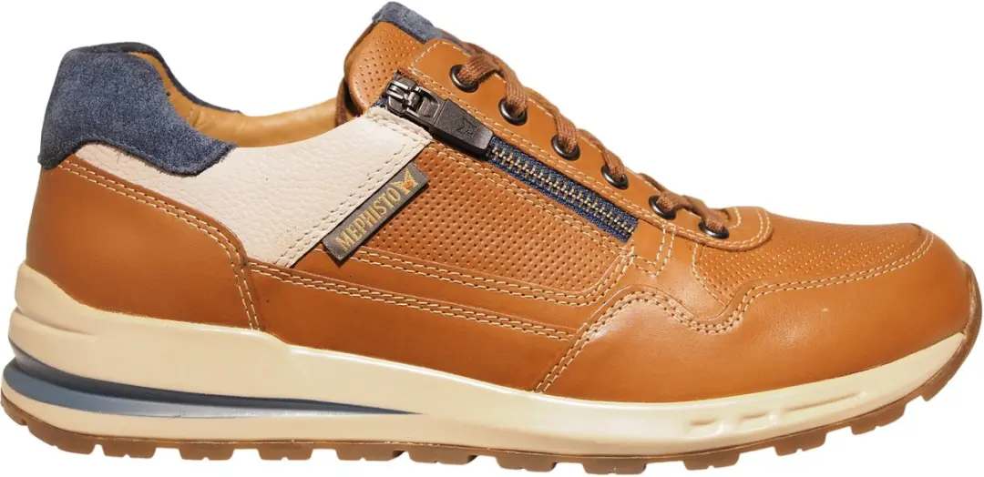 Heren Veterschoenen Mephisto Bradley Randy Hazelnut Cognac