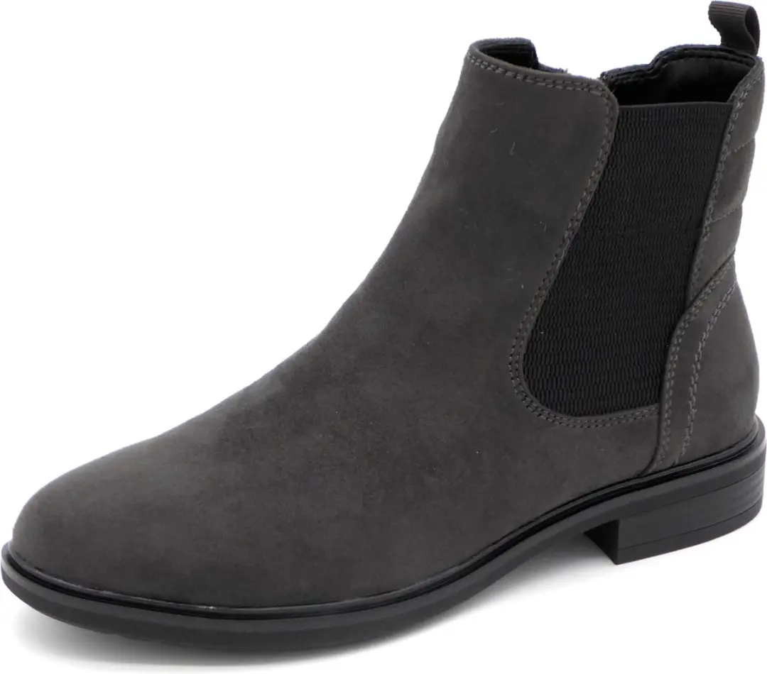 Jana Dames Chelseaboot 25369-207 Donkergrijs