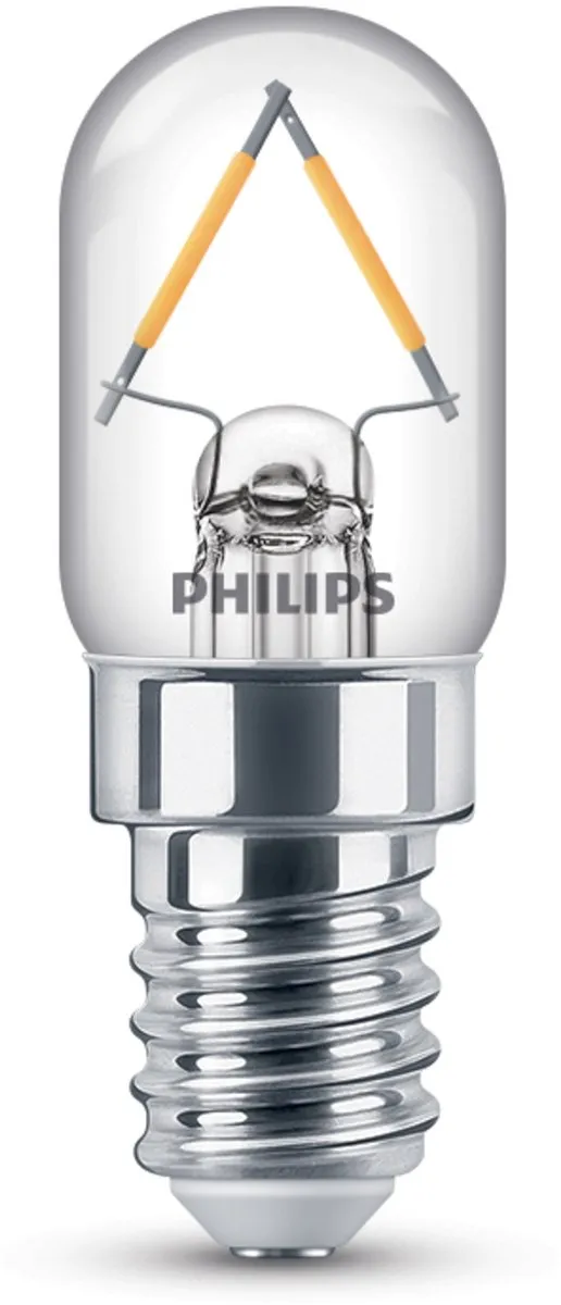 Philips LED T20 Koelkastlamp E14 15W Warmwit