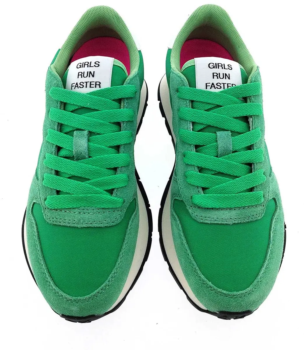 Sun68 Ally Solid Nylon Sneakers - Dames - Groen - Maat 37 - afbeelding 6 van 6