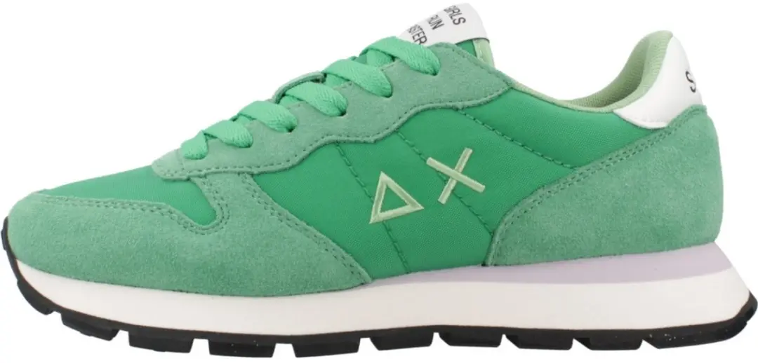 Sun68 Ally Solid Nylon Sneakers - Dames - Groen - Maat 37 - afbeelding 2 van 6