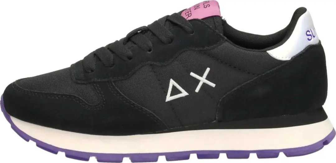 SUN68 Ally Solid Nylon Sneakers Laag - Zwart - afbeelding 2 van 6
