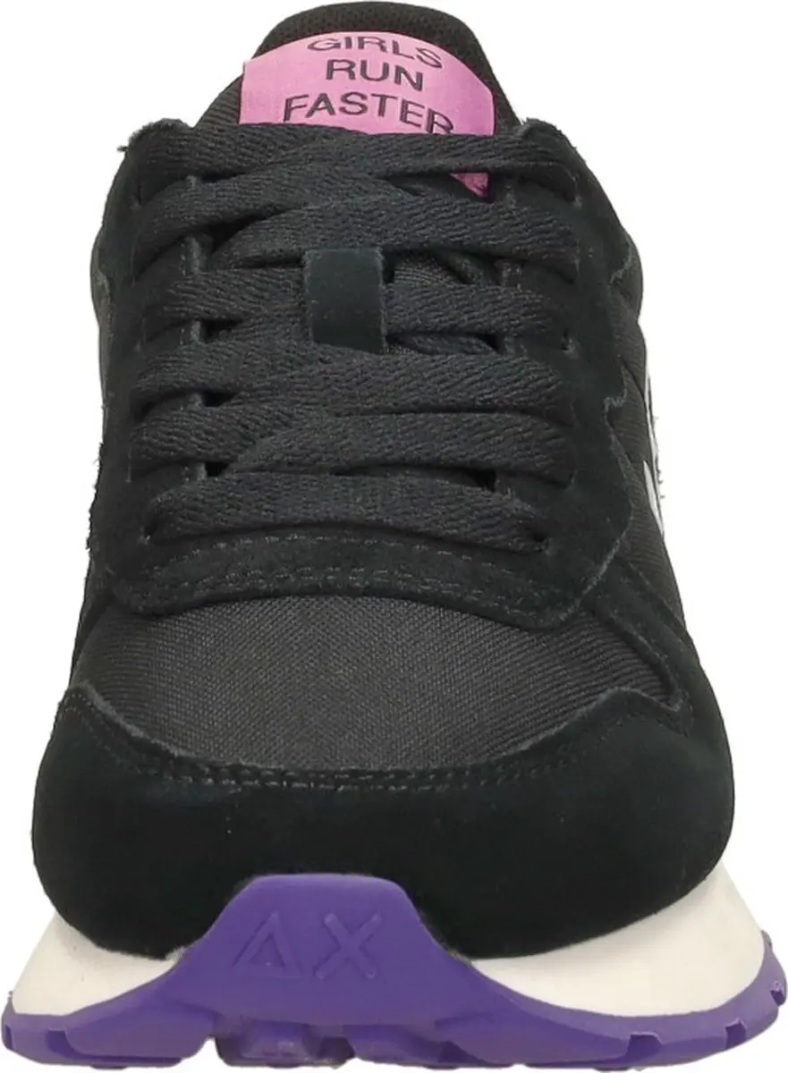 SUN68 Ally Solid Nylon Sneakers Laag - Zwart - afbeelding 3 van 6