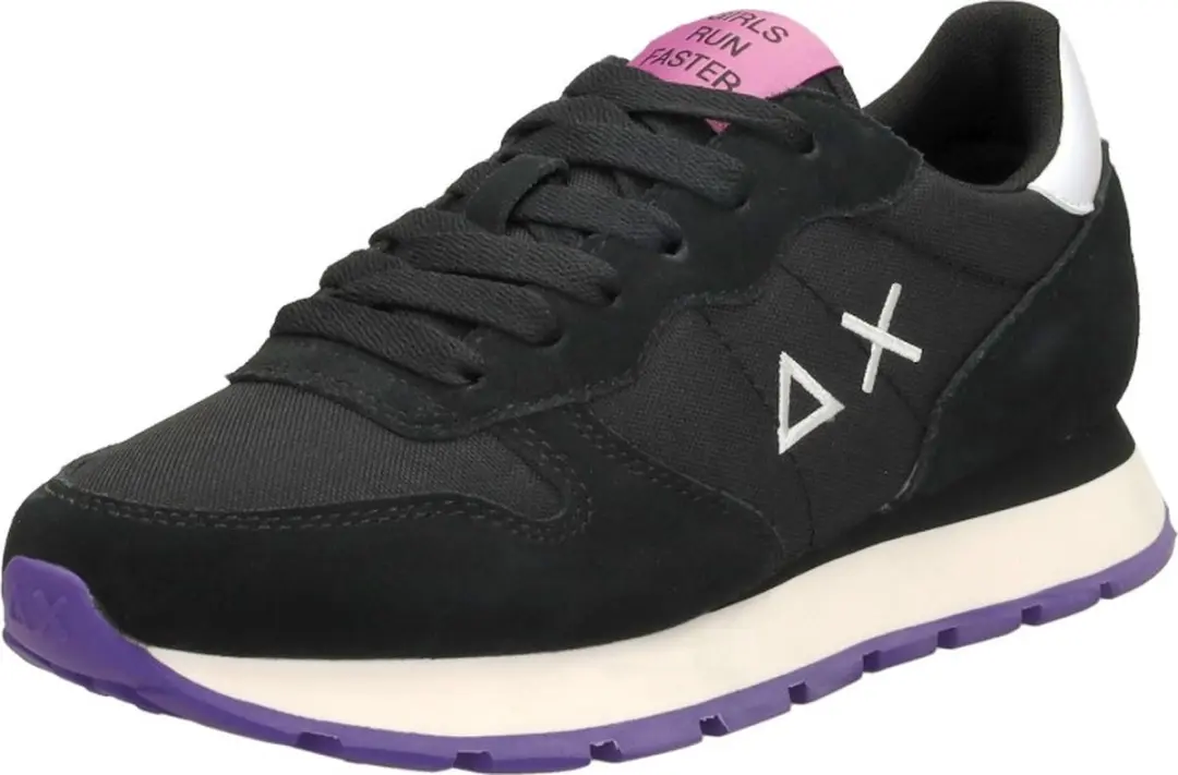 SUN68 Ally Solid Nylon Sneakers Laag - Zwart - afbeelding 4 van 6