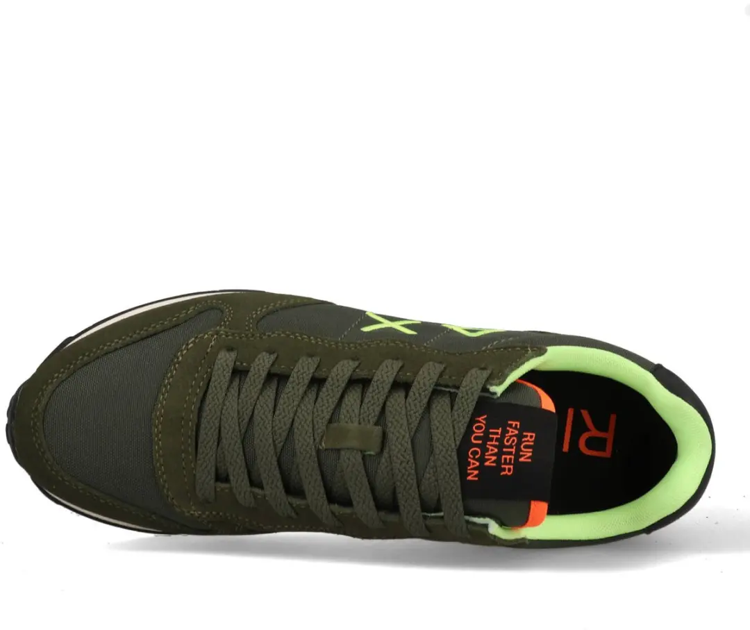 Sun68 Tom Fluo schoenen olijfgroen - afbeelding 6 van 6