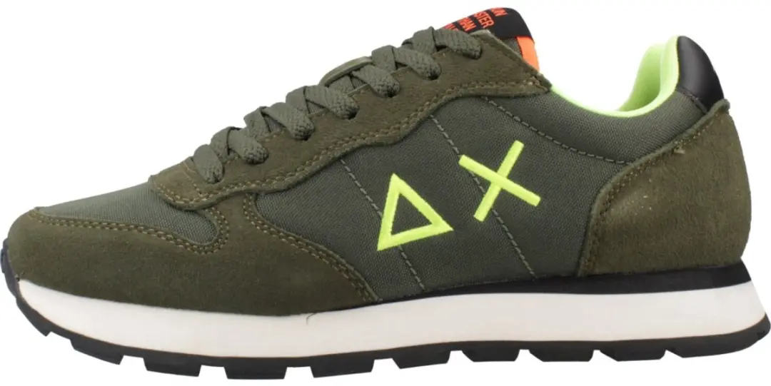 Sun68 Tom Fluo schoenen olijfgroen - afbeelding 2 van 6